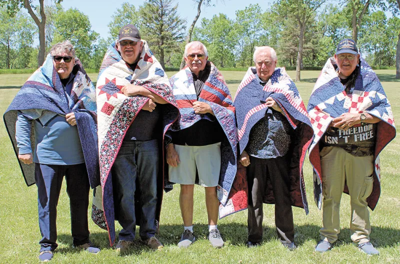 Local veterans receive Quilts of Valor