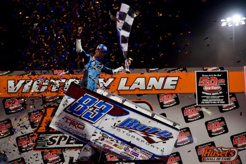 Kofoid Runs Huset's Speedway Winning Streak to Record Five in a Row After Topping $150,000-to-Win Hefty Seed Huset's Hustle