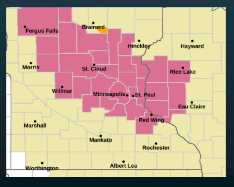 Counties Along I-94 Brace for Possible Severe Weather