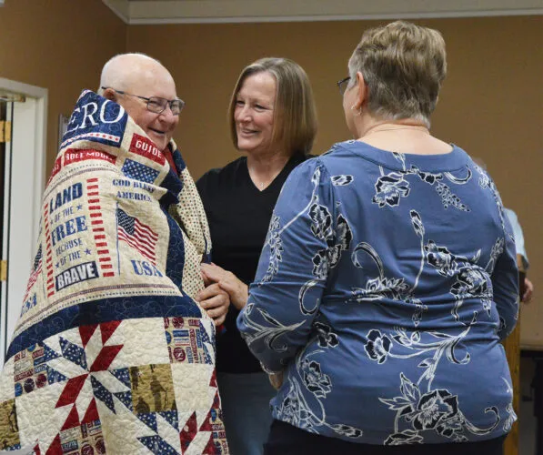Six veterans wrapped in gratitude