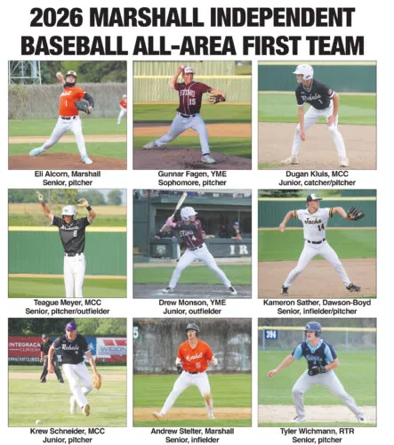 2026 MARSHALL INDEPENDENT ALL-AREA BASEBALL