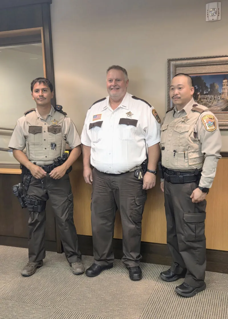 Two new deputies sworn in for duties at Rock County Sheriff's Office