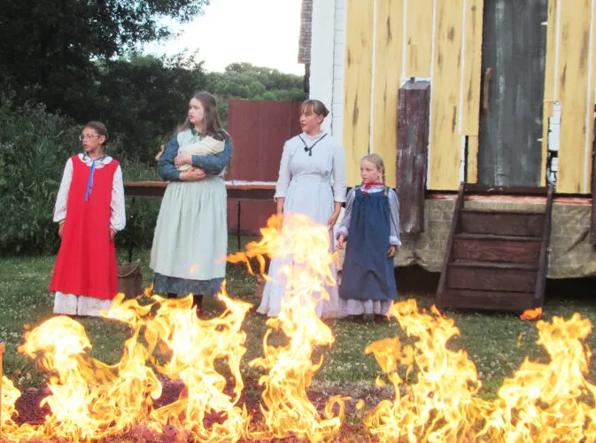 Showing elements of real life America