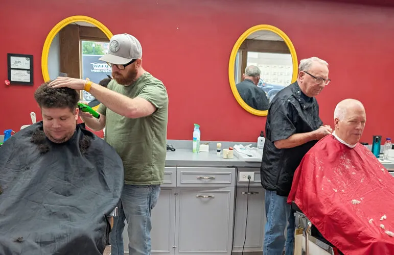 On the cutting edge of barbershop history in Marshall