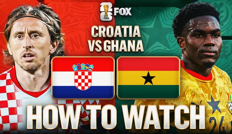 How to Watch Croatia vs. Ghana: TV Channel, Live Stream, Time