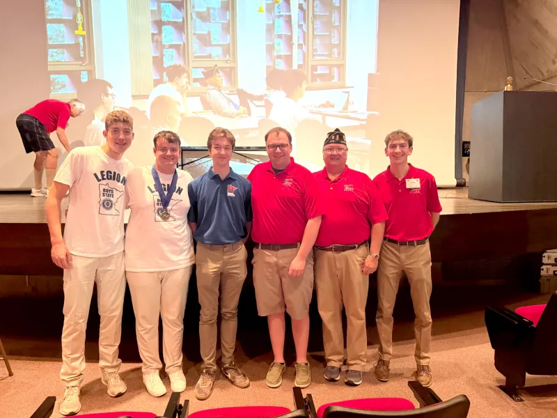Luverne students gets hand-on governance experience through American Legion program