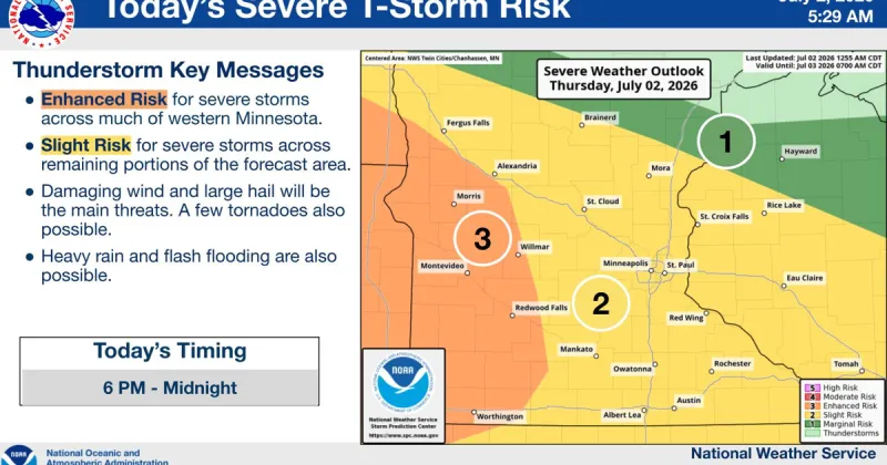 Severe weather possible this evening (Thursday) and overnight across the area