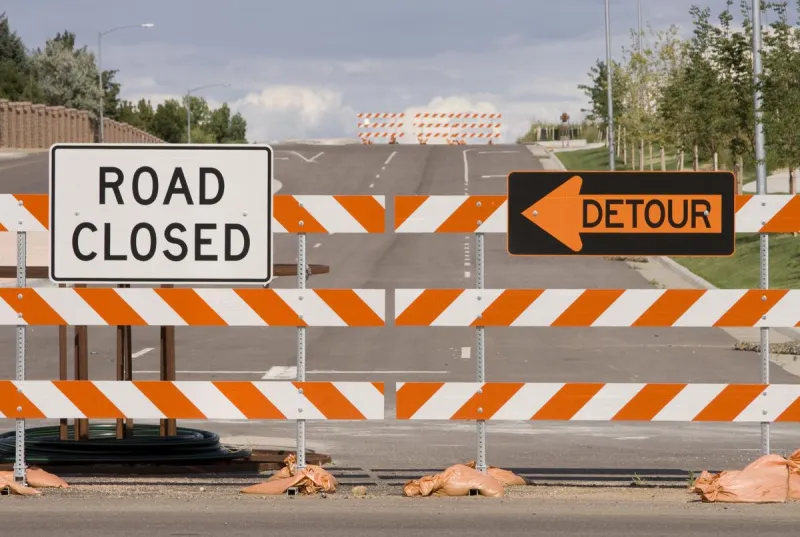 A Water Main Break Is Shutting Down Part Of Pinecone Road For A Week