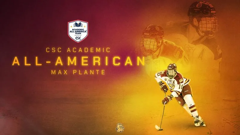 Max Plante Named to 2025-26 CSC At-Large Academic All-America Team