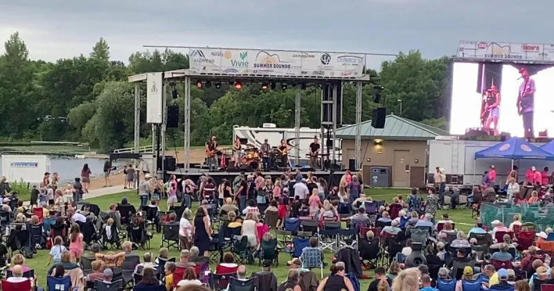 Rain holds off for the first Summer Sounds by Brophy Concert of the year