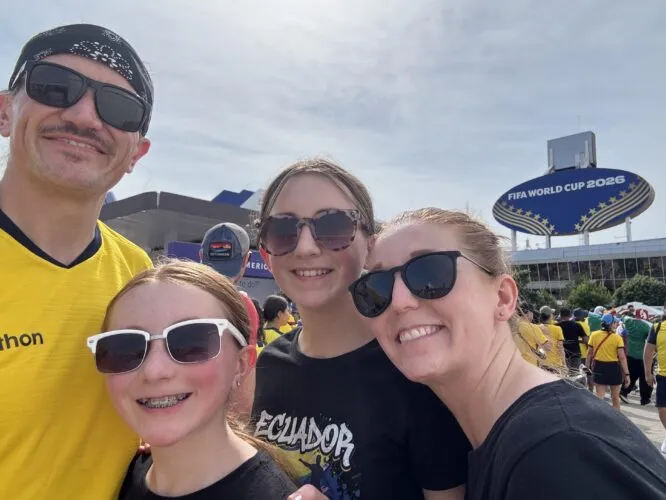 Local family attends 2026 FIFA World Cup game