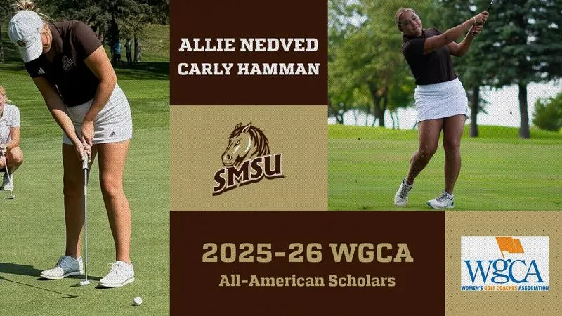 SMSU golfers, Nedved and Hamman, named to WGCA All-America Scholar Team