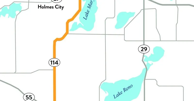 MnDOT to begin project to resurface Highway 114 near Lowry to I-94