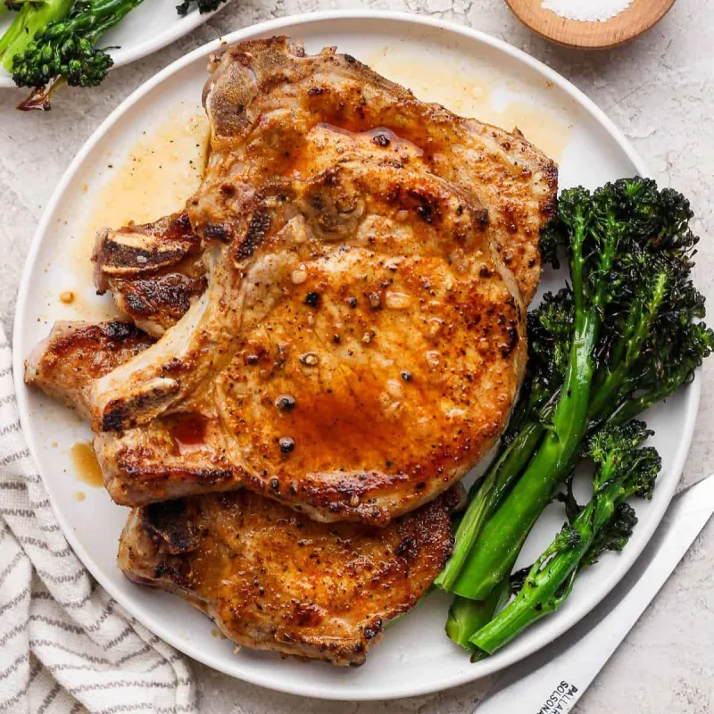Blackstone Pork Chops