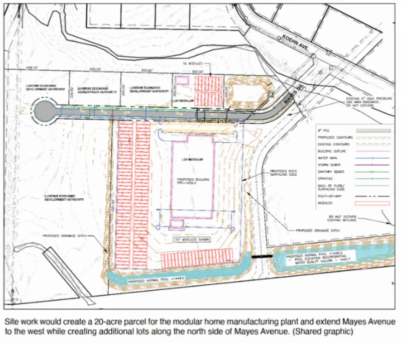 Site plans proceed for Luv Modular in Luverne's industrial park
