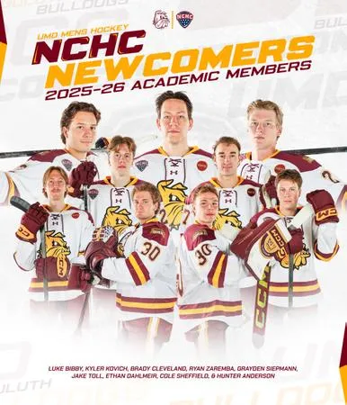 Bulldog Men's Hockey Adds 10 Newcomers to 2025-26 NCHC Honor Roll