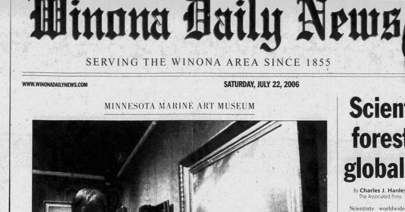 From Daily News files: Minnesota Marine Art Museum prepares to open in 2006