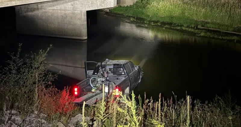 Fleeing Driver on Hwy. 52 Crashes into Zumbro River