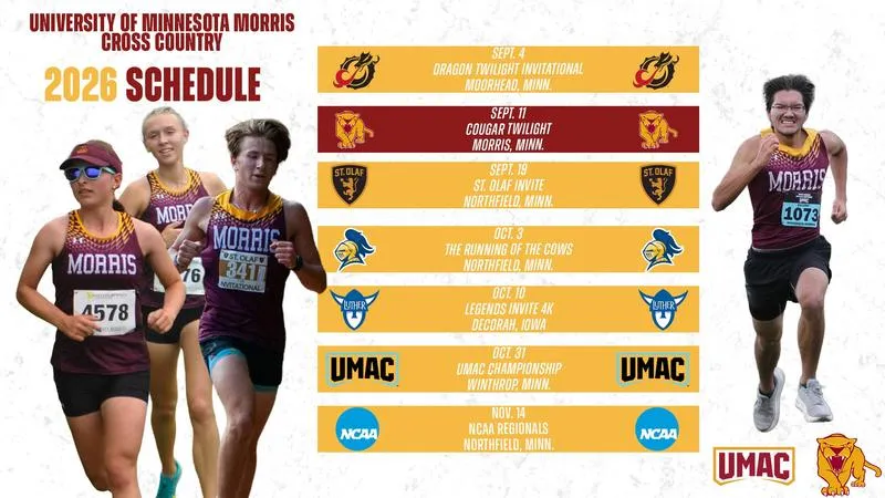 Minnesota Morris Cross Country Reveals 2026 Schedule