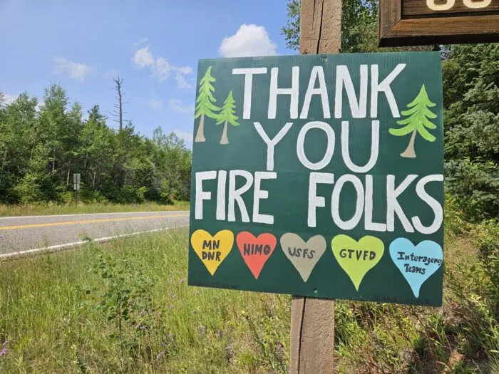 New NIMO team takes over Little Knife Fire response, community thanks firefighters