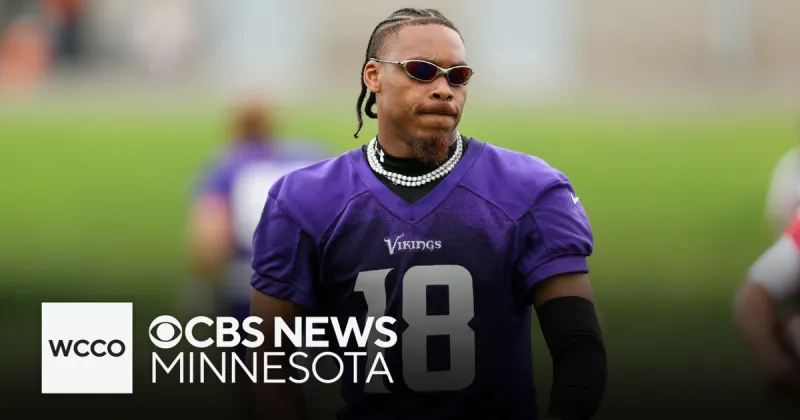 Justin Jefferson on Minnesota Vikings QB battle: "I hope that it betters them"