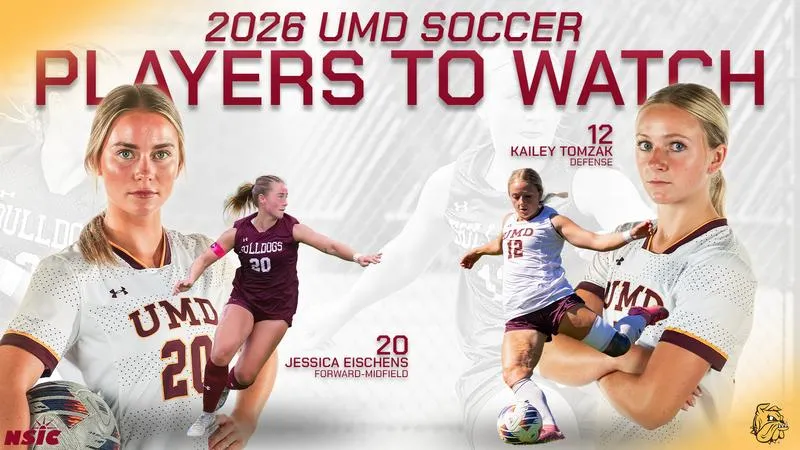 UMD Soccer Picked to Finish 10th in NSIC, Eischens and Tomzak Players to Watch