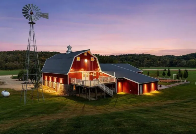 Massive Historic Event Barn For Sale Just Outside of Rochester