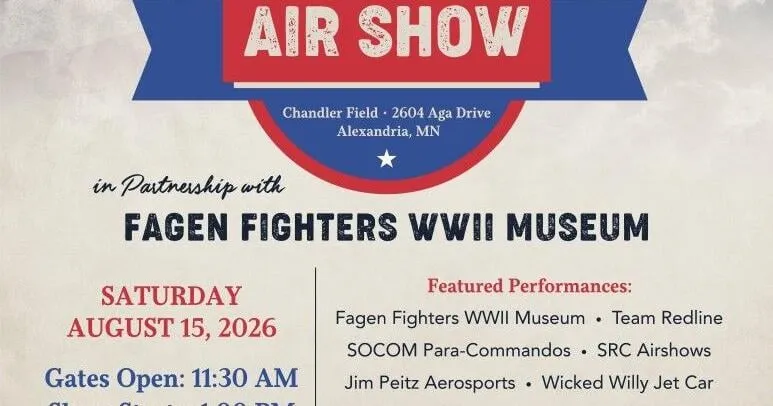 Wings Over Alexandria Air Show is this Saturday at Alexandria Airport