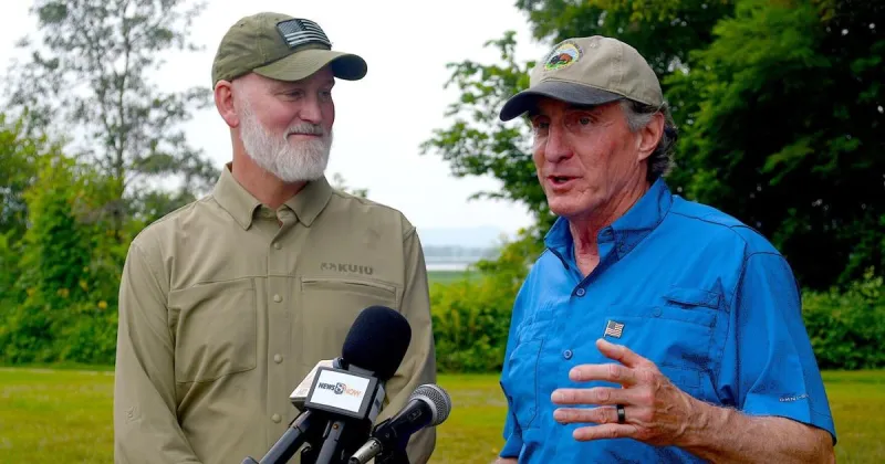 Interior Secretary Burgum says nation will expand hunting, fishing options during Trempealeau visit