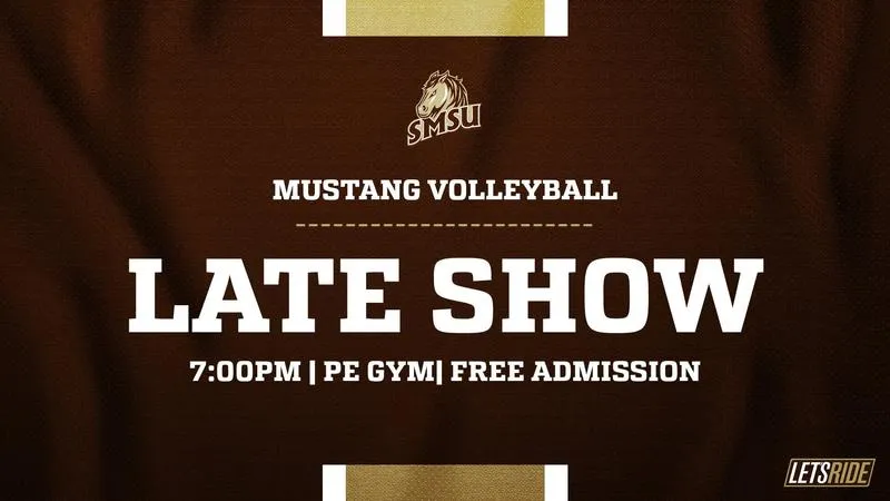 SMSU volleyball hosts annual 'Late Show' Thursday night