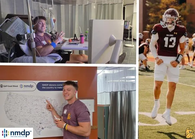 UMD Football's Austin Randall Becomes Fourth Bulldog Athlete to Save a Life Through the National Marrow Donor Program
