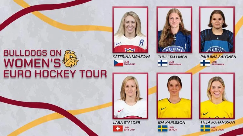 Six Current and Former Bulldogs Named to National Team Rosters Competing in Women's Euro Tour