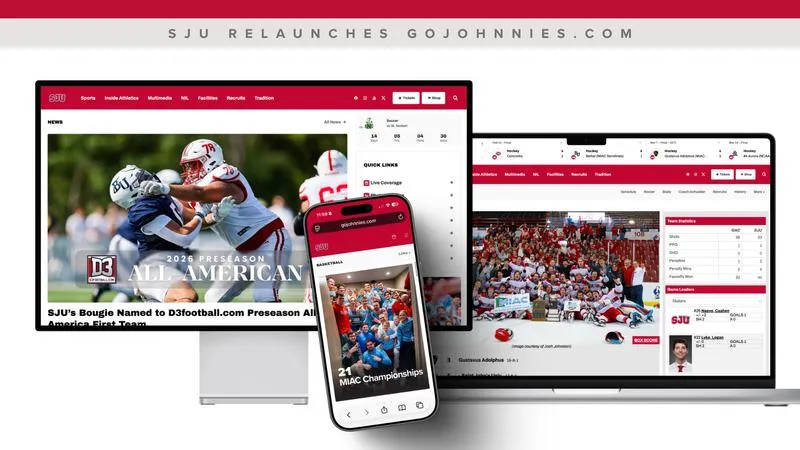 SJU Athletics Launches Updated gojohnnies.com