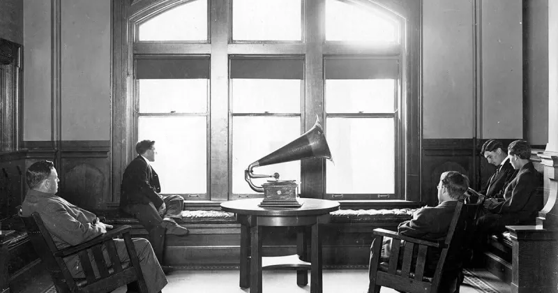 THE WAY IT WAS: YMCA Reading Room, ca. 1909