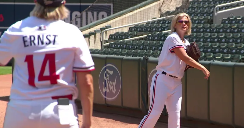 Women experience playing at Target Field through Minnesota Twins Fantasy Camp