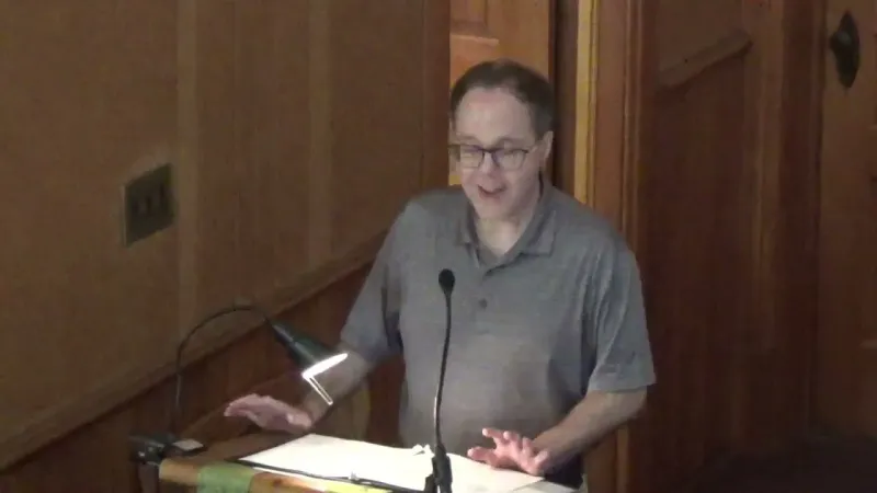 Paul Greene preaches at West Lake Johanna Lutheran church (VIDEO)