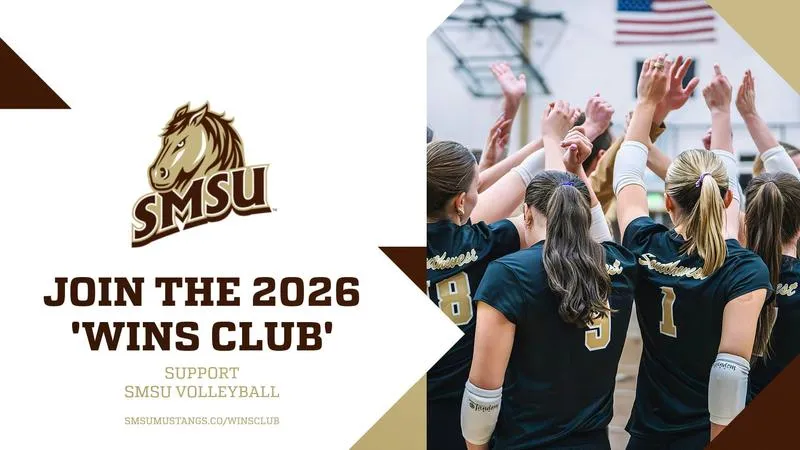Support SMSU volleyball by joining the 'Wins Club' for the 2026 season