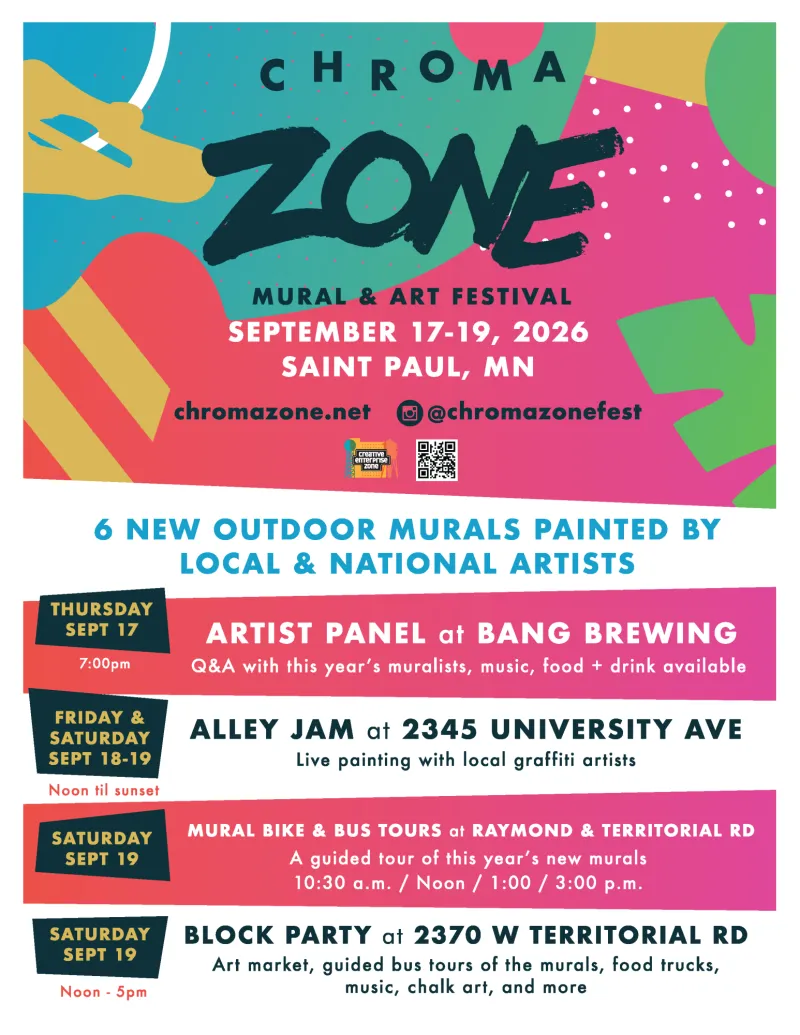 Time for Chroma Zone Mural & Art Festival