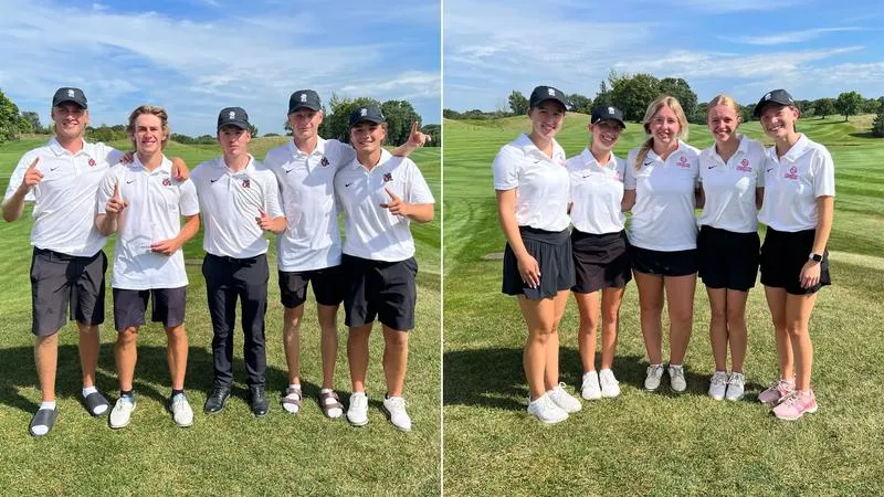 Men's Golf Wins UNW Invite, Women Set School Record