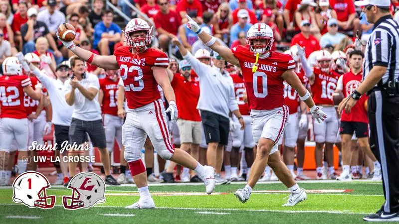 No. 11 SJU Football's Season-Opening Game Notes vs. No. 10 UW-La Crosse