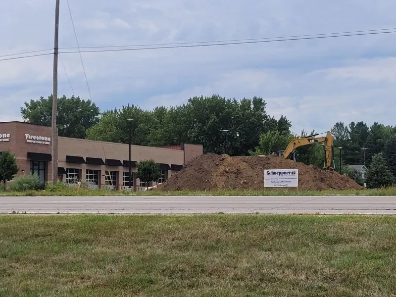 What's Being Built Next to Firestone Tires in NW Rochester?