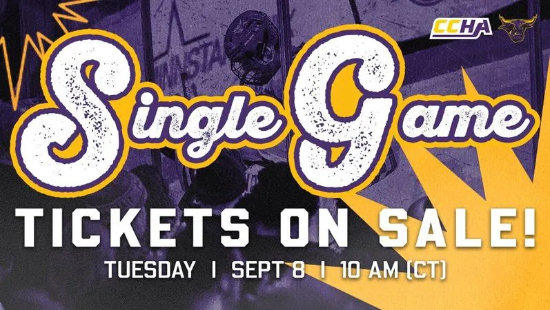 Single-Game Tickets for Men's Hockey Go on Sale on Tuesday, Sept. 8