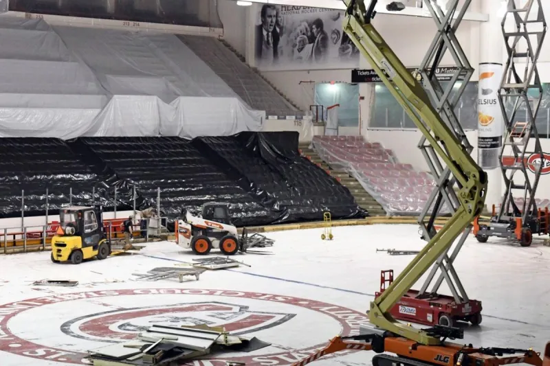 Construction Nearly Complete at Herb Brooks National Hockey Center