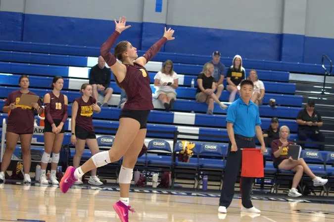 Gysbers Has Career Day as Golden Eagles Fall in Three Sets to Cal State-San Marcos
