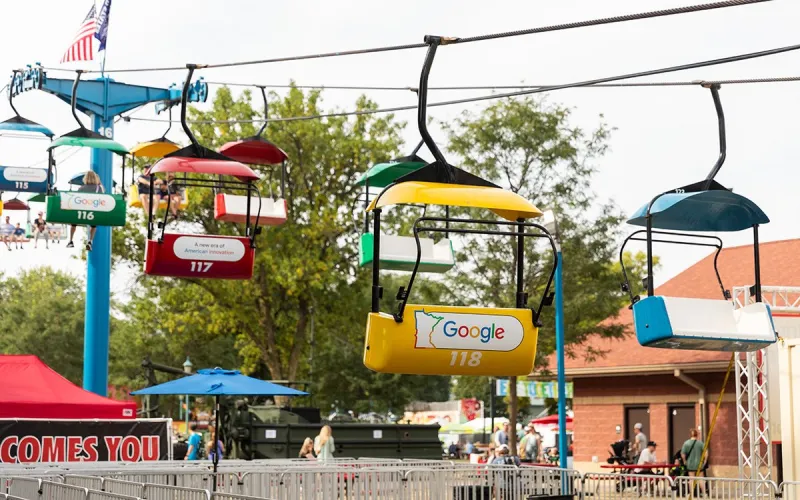Anyone Else Mad About the Ads on the State Fair Sky Rides?