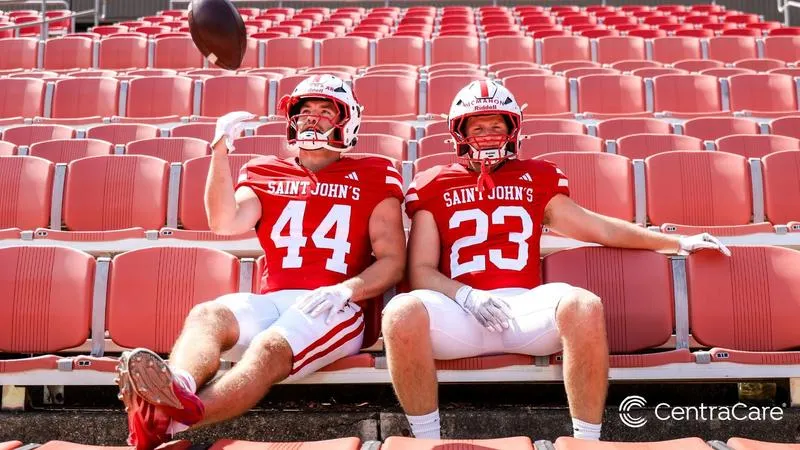 Common Injury, Common Bond Unites SJU Linebackers McMahon and Molenaar