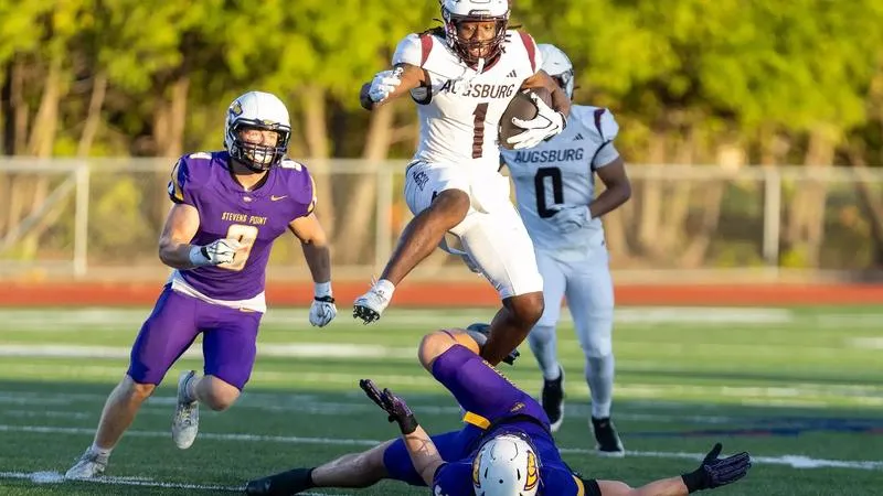 Augsburg edged by UWSP in season-opener