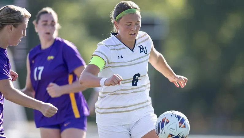 Hannah Kvant's Hat Trick Powers Royals Past Falcons 3-0, Head Coach Sheila McGill Wins First Game at Bethel