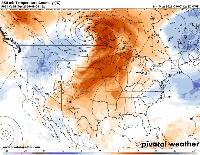 Unsettled Tuesday followed by cooler air Wednesday