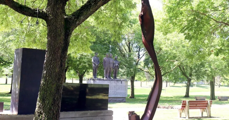 Unique 9/11 monument highlights Arcadia's Memorial Park